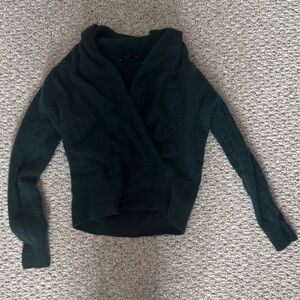 Women's Ann Taylor 100% Cashmere Green Sweater